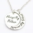 thumbnail image 3 of YYKihy Mothers Day Jewelry Gift From Daughter Mom & Daughter Necklace English Necklace Love Forever Necklace Good Love Splicing Good In Friends One Necklaces, 3 of 5