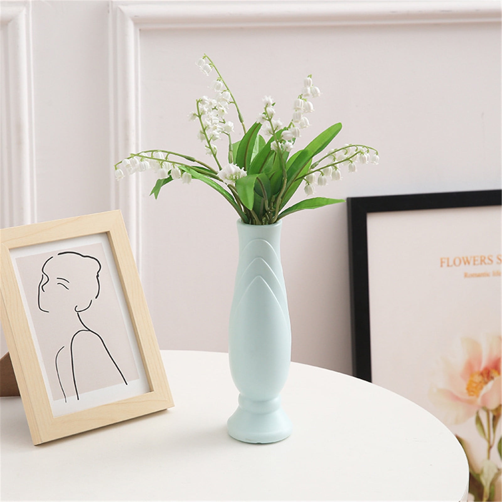 Vase,2021 Nouveau Vase à Fleurs Décor à La Maison Vases En Plastique