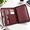 Cherry, variant on Leather Portfolio For Men - Padfolio Case And Women Zipper Binder