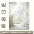 thumbnail image 3 of Dreamy Clouds Wedding Backdrop Pastel White Clouds Floral Baby Shower Photography Background Whimsical Cloud Baptism Birthday Party Decorations Banner Supplies Photo Booth Props, 3 of 3