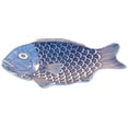 thumbnail image 3 of G.E.T. Melamine Fish Serving Platter, BPA Free, 12" x 8.25", Blue (Set of 4), 3 of 4