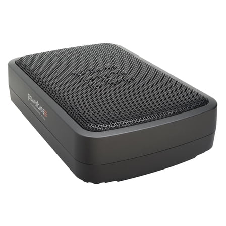 PowerBass PB-US62 - Compact Amplified Subwoofer System - Dual 6" Subwoofers w/ Remote Gain Control