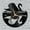 Brown-without LED, variant on Graceful Swan Vinyl Wall Clock, Vinyl Record Clock Wall Art Silent & Non-ticking(12 inchs B)