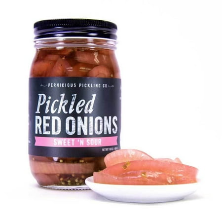Pernicious Pickling - Pickled Red Onions, 16oz Jars (The Best Pickled Onions)