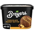 thumbnail image 4 of Breyers Chocolate Peanut Butter Ice Cream Gluten-Free Kosher Milk, 48 oz 1 Count, 4 of 11
