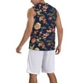 thumbnail image 2 of Naloa Flower Basketball Jersey Reversible Men's Mesh Athletic Sports Shirts Training Practice S-4XL3X-Large, 2 of 6