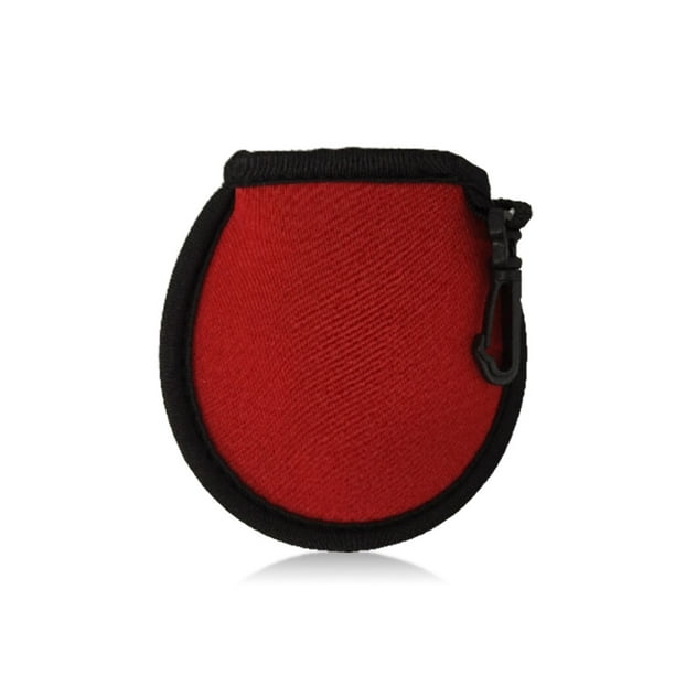 Greeniant Bolsa de limpieza de pelotas de golf portátil Bolsa de pelotas antiestáticas Bolsillo de fregado deportivo antiarañazos Ejercicio al Rojo 20piezas