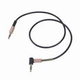 thumbnail image 2 of 3.5mm 90 Degree Angled To Straight Audio Aux Cable 50cm Wide Compatibility For Phones Tablets Laptops Car Audio, 2 of 11