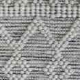 thumbnail image 6 of RUGSOTIC CARPETS HAND WOVEN FLAT WEAVE KILIM WOOL & COTTON ECO-FRIENDLY AREA RUGS- 5'x7'6'', Rectangle, Ivory Black, Contemporary Design, Low Pile Handmade Area Rugs for Living Room, Bed Room (DWC003), 6 of 9