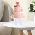 thumbnail image 5 of FUEENIRVA White Plastic Roman Column Cake Pillars for Wedding Dessert Stand Decoration Toppers, 5 of 8