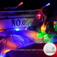 thumbnail image 3 of Cadena de luces LED con caja de batería para exteriores, resistente al agua, con ocho funciones, control remoto, cadena de luces de colores, decoración navideña para bodas y centros comerciales, 3 of 5