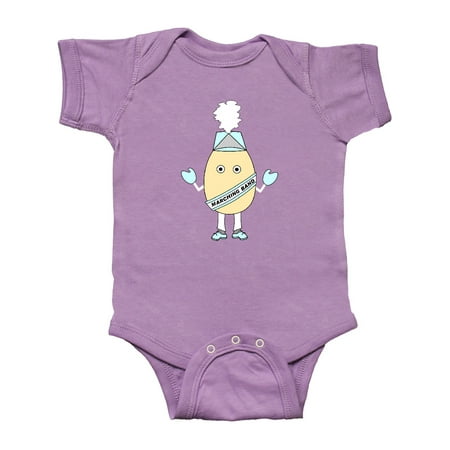 

Inktastic Marching Band Egghead White Gift Baby Boy or Baby Girl Bodysuit