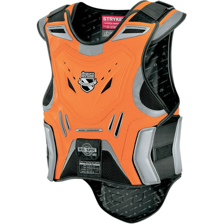 ICON Stryker Vest Off Road Street Solid Orange Large X Large Walmart