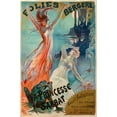 thumbnail image 2 of Vintage Apple Collection 17x24 White Modern Wood Framed Museum Art Print Titled - Folies Bergere Pal, 2 of 4