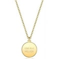 thumbnail image 3 of (C) Initial Disc ONE IN A MILLION Pendant Necklace Gold Plating 18 Inch Chain + 2in Extender, 3 of 5