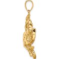 thumbnail image 2 of 14K Yellow Gold Blue Crab Charm (37 X 38.6) Made In United States k7910, 2 of 5