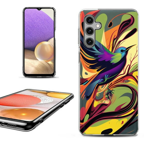 OneToughShield ® for Samsung Galaxy A14 5G Phone Case, Fashion Cover Case - Abstract Bird