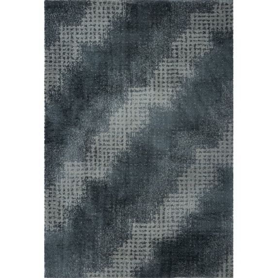 Ladole Rugs Stylish Modern Abstract Coquitlam Contemparory Elegent Soft Shag Shaggy Grey Area Rug Carpet 8x11 (7'10" x 10'5", 240cm x 320cm)