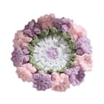 thumbnail image 1 of Crochet Flower Coaster, Handmade Cotton Flower Cup Crochet Decj Home, 1 of 8