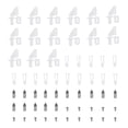 thumbnail image 3 of Unique Bargains 45pcs 1.2x200mmZ Push Rods Parts Nylon Control Horns for RC Airplane Plane Helicopter Model, 3 of 3
