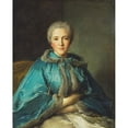 thumbnail image 2 of Jean-Marc Nattier 15x18 Gold Ornate Wood Frame and Double Matted Museum Art Print Titled - The Countess of Tillieres (1750), 2 of 4