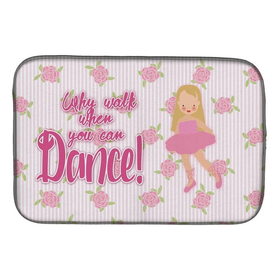Ballet Long Blonde Hair Dish Drying Mat