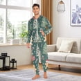 thumbnail image 6 of FORMRS Onesies Pajama for Adults Unisex Hoodie Winter Jumpsuit One Piece Sleepwear, Sizes S-2XL, Red Christmas Gingerbread, 6 of 7