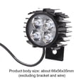 thumbnail image 5 of Bicicleta 4 LED bicicleta eléctrica plegable luz delantera aluminio 12W Ebike cuerno faro Tmvgtek Accesorios para bicicletas, 5 of 5