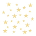 thumbnail image 1 of Acrílico Espejo Pared Pegatinas 25uds en 1 Juego Auto Adhesivo Removible Estrella Pared Calcomanías para Hogar Sala Habitación Oficina DIY Decoración (Claro Oro), 1 of 6
