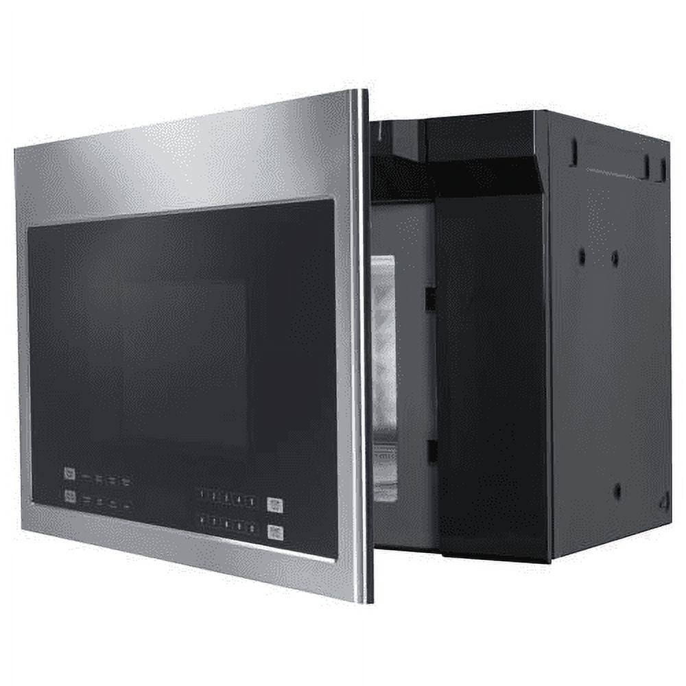 Haier HMV1472BHS 24 Over-the-Range Microwave with 1.4 cu. ft. Capacity 300 CFM Sensor Cooking Hidden Vent 10 Power Levels and 13.6 Turntable in Stainless
