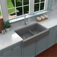 thumbnail image 3 of Karran Usa Qar-760 Quartz Qar 34" Farmhouse Double Basin Quartz Composite Kitchen Sink -, 3 of 5