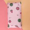 thumbnail image 4 of Almohada de enfriamiento de enfriamiento rápido, suave, agradable a la piel, lavable, almohada de verano de dibujos animados para niños estudiantes, fondo rosa, sandía, 4 of 8