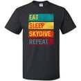 thumbnail image 3 of Inktastic Skydiving Eat Sleep Skydive Repeat T-Shirt, 3 of 5