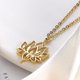thumbnail image 4 of Joyería de collar de flor de loto para mujer, 4 of 5
