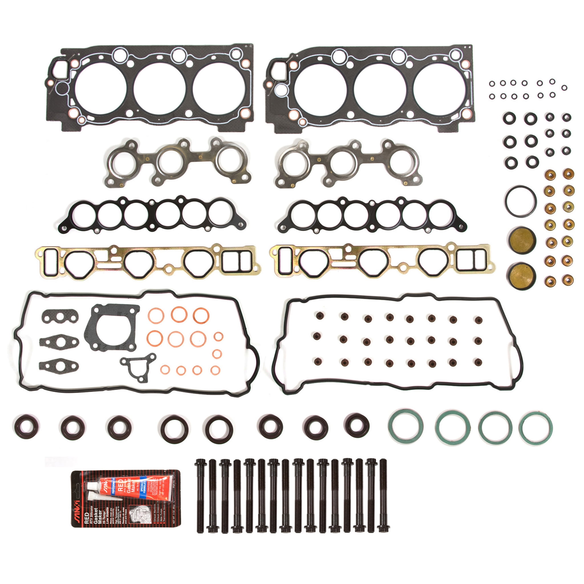 evergreen hshb2034 head gasket set head bolts fit 95 04 toyota 4runner tacoma t100 tundra 3 4 dohc 5vzfe walmart com walmart com https www walmart com ip evergreen hshb2034 head gasket set head bolts fit 95 04 toyota 4runner tacoma t100 tundra 3 4 dohc 5vzfe 311850766