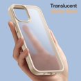 thumbnail image 7 of JETech Matte Case for iPhone 12 Pro Max 6.7-Inch, Shockproof Military Grade Drop Protection, Frosted Translucent Back Phone Cover, Anti-Fingerprint (Light Gold), 7 of 7