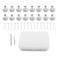 thumbnail image 2 of 16pcs Duvet Cover Fasteners Flower Shaped Anti Slip Pins Grippers, Lightweight Clips, Decorative Design, Easy Customization, Versatile Application,  Unlock, 2 of 8
