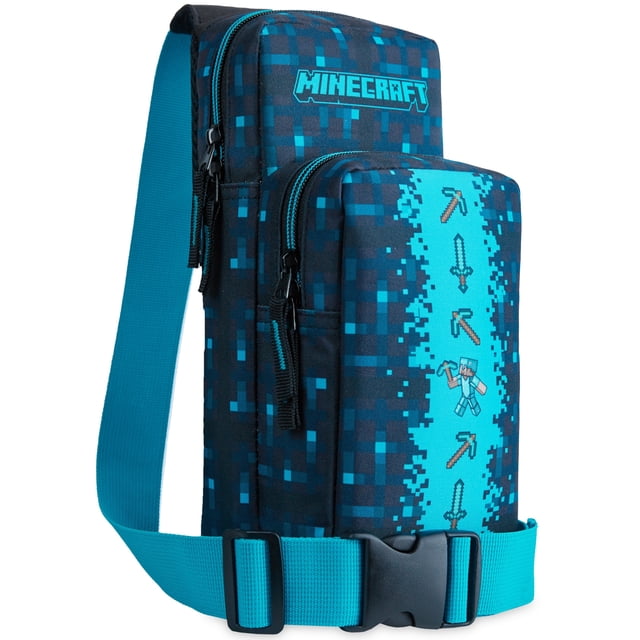 Bandolera azul de Minecraft Kids, producto oficial