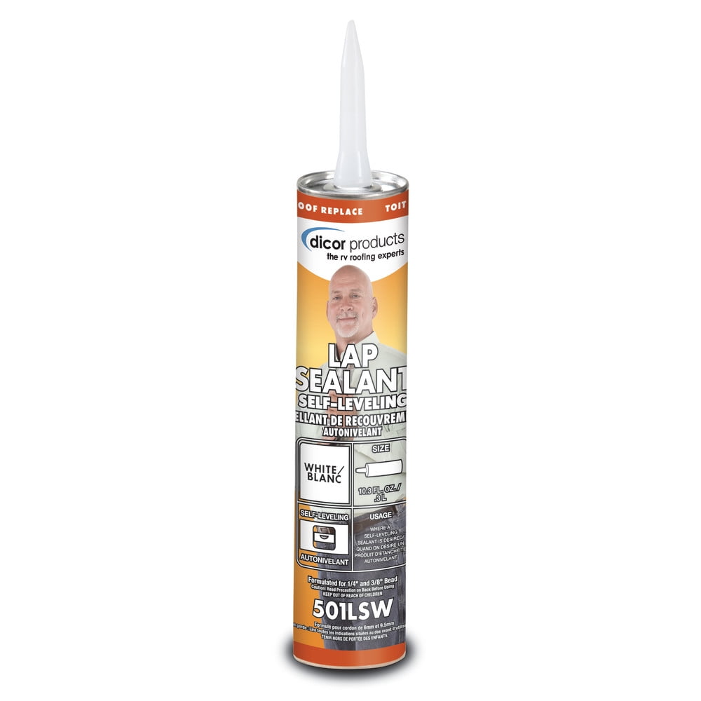 Dicor 501LSW25 SelfLeveling Lap Sealant 10.3 oz., White (Pack of 25