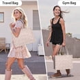 thumbnail image 6 of Large Capacity Tote Bag,Light Pink Cartoon Unicorn Pattern Handbag Fashion Luxury Tote Bag,15.7"x13"x 5.1" Inches,Laptop Compatible, 6 of 6