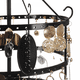 thumbnail image 4 of Soporte para pendientes Soporte para joyas con 4 niveles para pendientes, espárragos, collares, pulseras, negro, 4 of 8