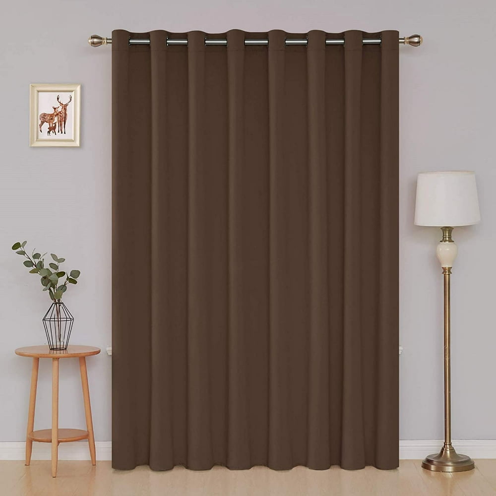 Deconovo Curtains Grommet Top Thermal Insulated Wide Width Curtains for