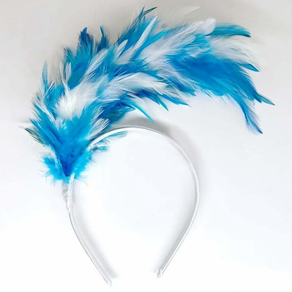 TYGHBN Feather Headband for Parties Festivals Stage Performances and Celebrations Stylish Hair Accessory for Women and Girls Headband Girl Basketball Headband Sweat Bands Knotted Headband Women