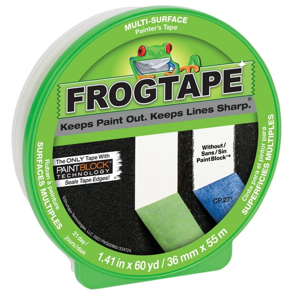 FrogTape® Multi-Surface Painting Tape - Green, 1.41 in. x 60 yard