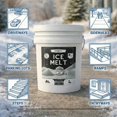 thumbnail image 4 of Sal para derretir hielo de roca Home and Country USA, balde de 20 kg, 4 of 7
