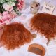 thumbnail image 3 of 2 extensiones de cabello para crear pelucas y figuras. Accesorios para la confección de pelucas caseras. Color castaño rojizo., 3 of 9