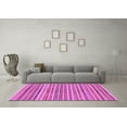 thumbnail image 3 of Ahgly Company Indoor Rectangle Abstract Purple Modern Area Rugs, 4' x 6', 3 of 4