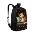 thumbnail image 2 of Uourmeti Stylish 17 Inch Backpack for Travel School, Comfortable To Touch Large Capacity Fine Craftsmanship School Backpack, Hamburger and Fries Design, 2 of 6