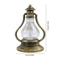 thumbnail image 3 of Festive Electronic Candle Light - Christmas Small Oil Lamp Ambient Light, Mini Candle Night Light, Fits Bedroom, Safe Without Open Flame, Durable & Enhances Holiday Mood, 3.5*5.1in, Bronze, 3 of 6