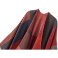 thumbnail image 3 of Poncho Cape Ouvert pour Femmes Air-Color Block, 3 of 4